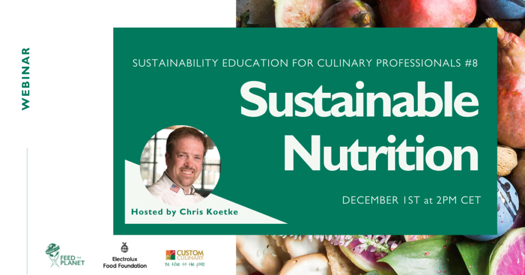 Sustainability Education for Culinary Professionals #8: Sustainable ...