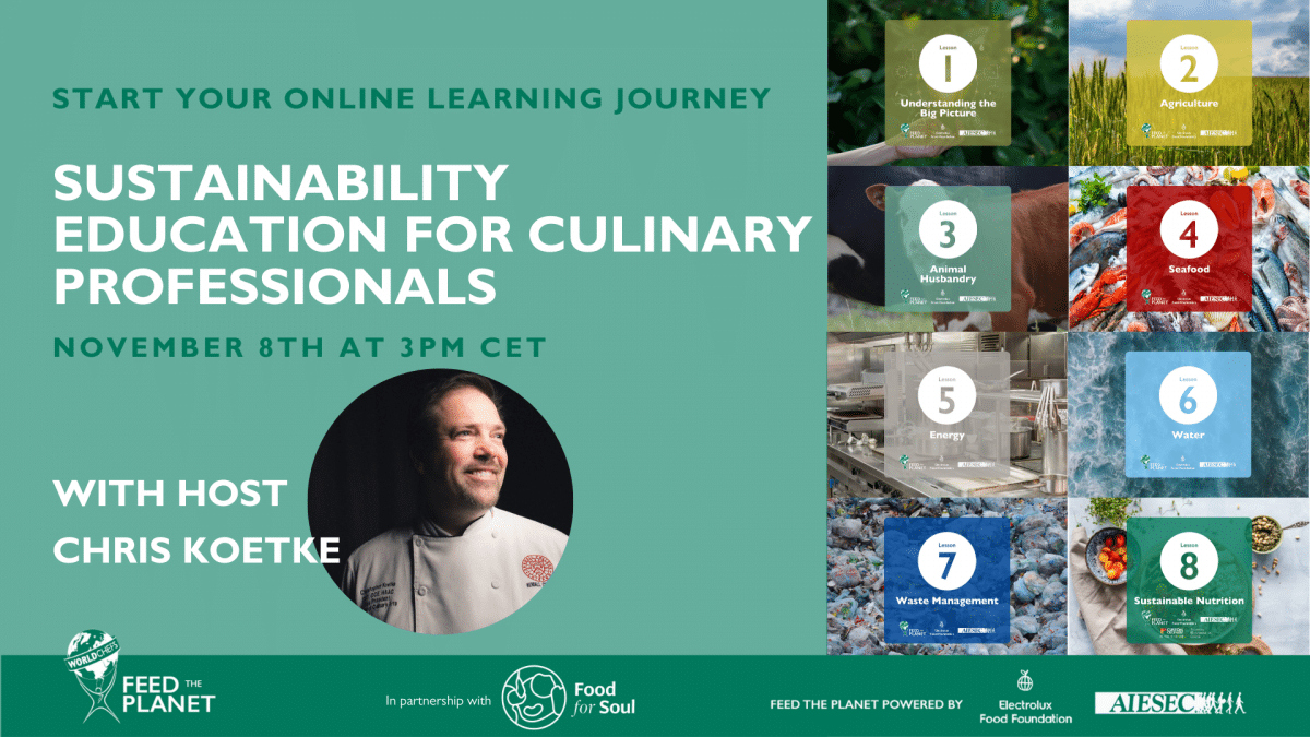 Sustainability Education for Culinary Professionals: Start your online ...