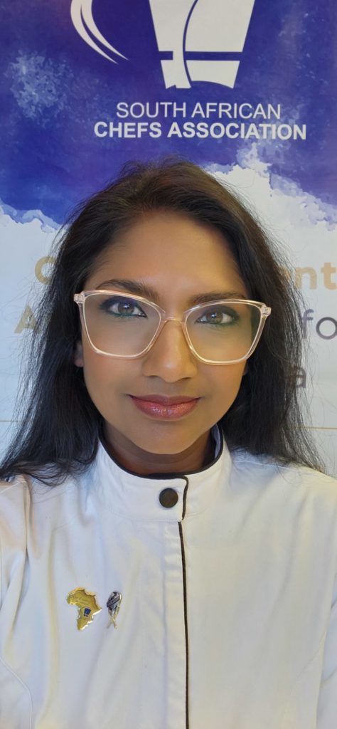 Chef Zana Alvarado is the National Chairperson for the South African Chefs Association's (SA Chefs) Women in Culinary Committee, Vice Chairperson for SA Chefs Gauteng Regional Committee, Chef Brand Ambassador for the World Wildlife Fund for Nature Southern African Sustainable Seafood Initiative (WWF SASSI).